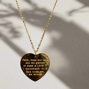 Faith, Hope & Love Necklace